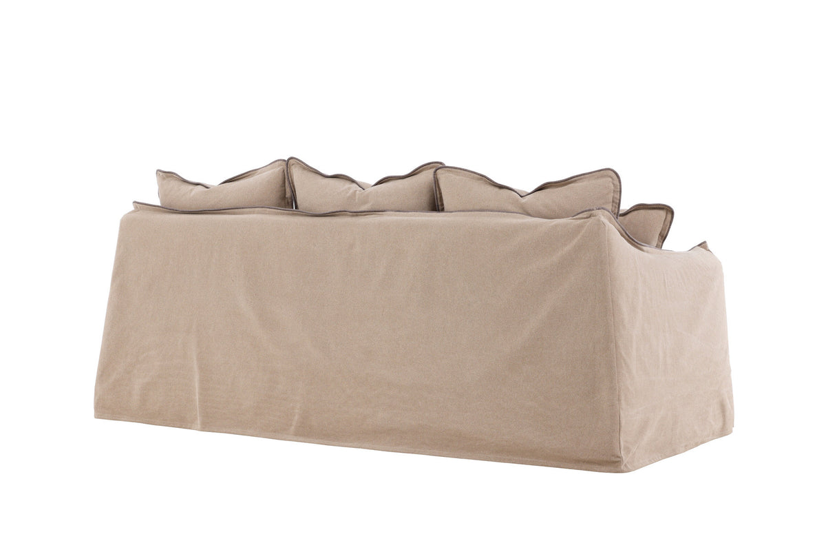 Oskarshamn 3 Seater Sofa in Beige/Brown präsentiert im Onlineshop von KAQTU Design AG. 3er Sofa ist von Vind