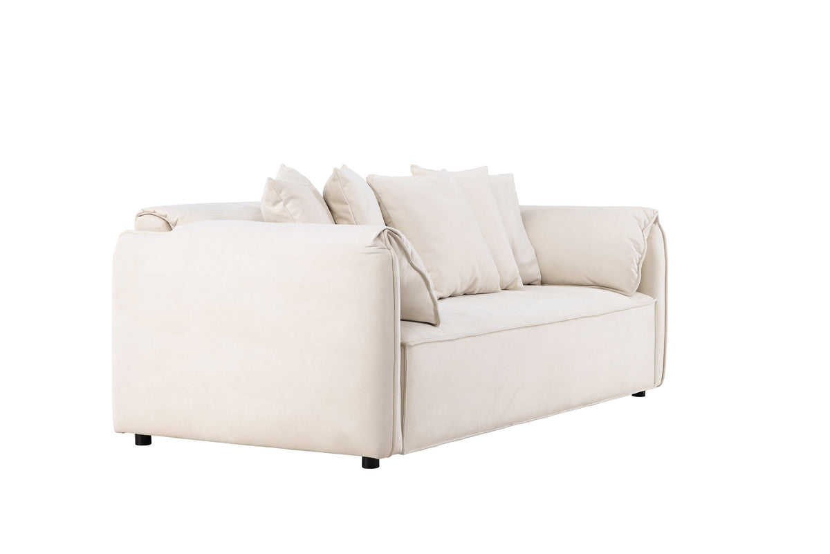 Torekov 3 Seater Sofa in Beige Mocca Look präsentiert im Onlineshop von KAQTU Design AG. 3er Sofa ist von Vind