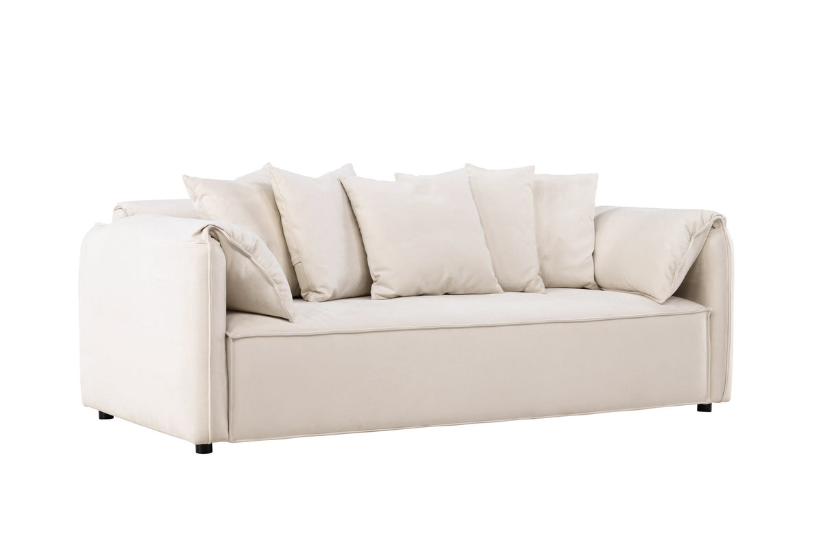 Torekov 3 Seater Sofa in Beige Mocca Look präsentiert im Onlineshop von KAQTU Design AG. 3er Sofa ist von Vind