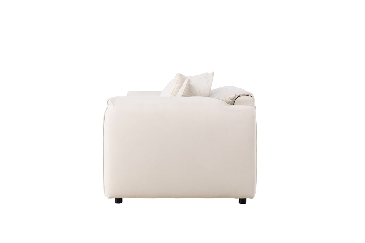Torekov 3 Seater Sofa in Beige Mocca Look präsentiert im Onlineshop von KAQTU Design AG. 3er Sofa ist von Vind