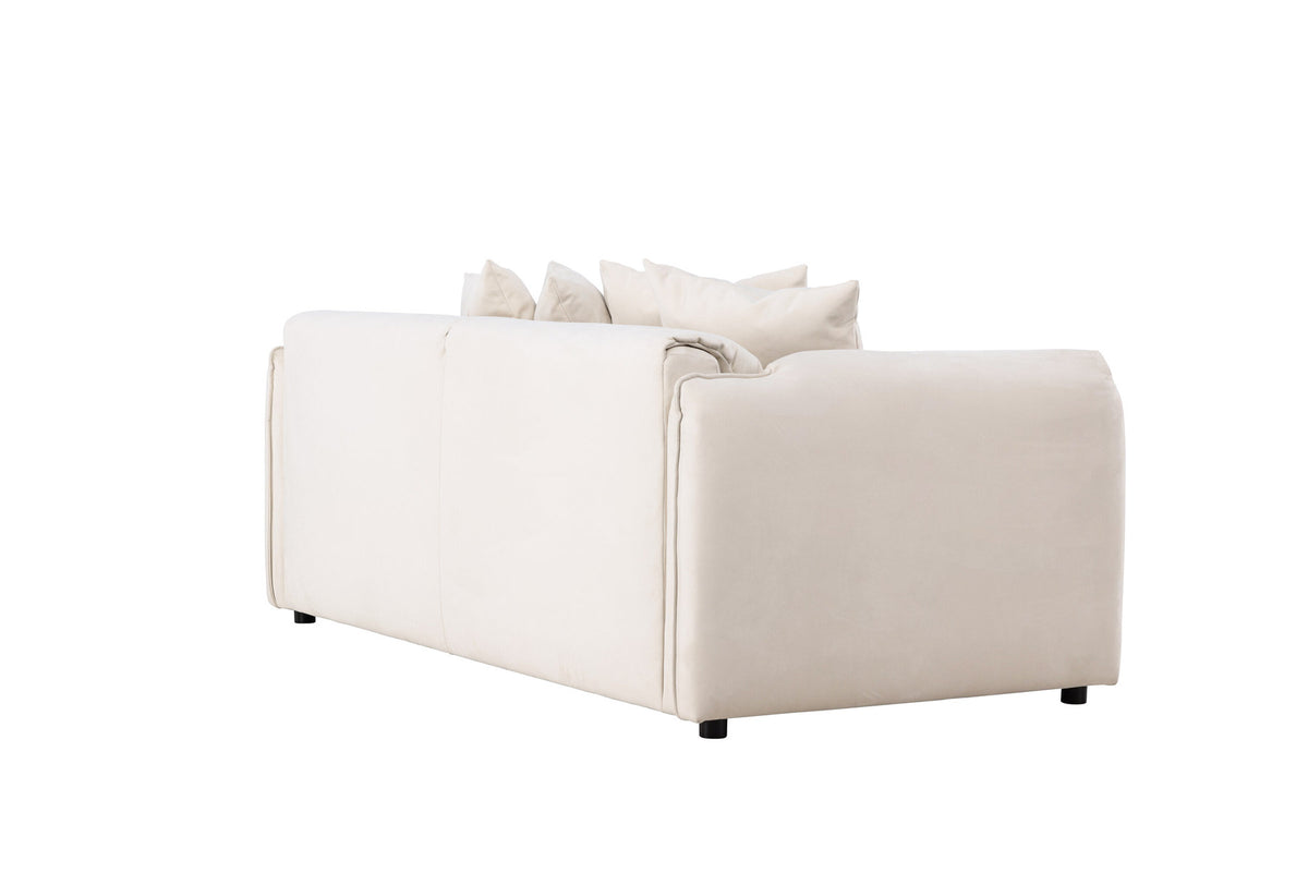 Torekov 3 Seater Sofa in Beige Mocca Look präsentiert im Onlineshop von KAQTU Design AG. 3er Sofa ist von Vind