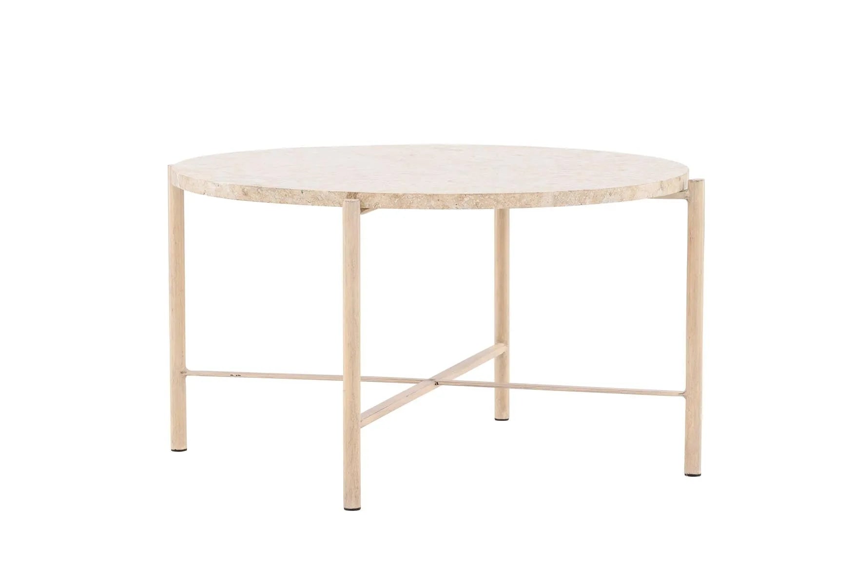 Eleganter Sandhamn Sofatisch aus langlebigem, rostfreiem Metall.