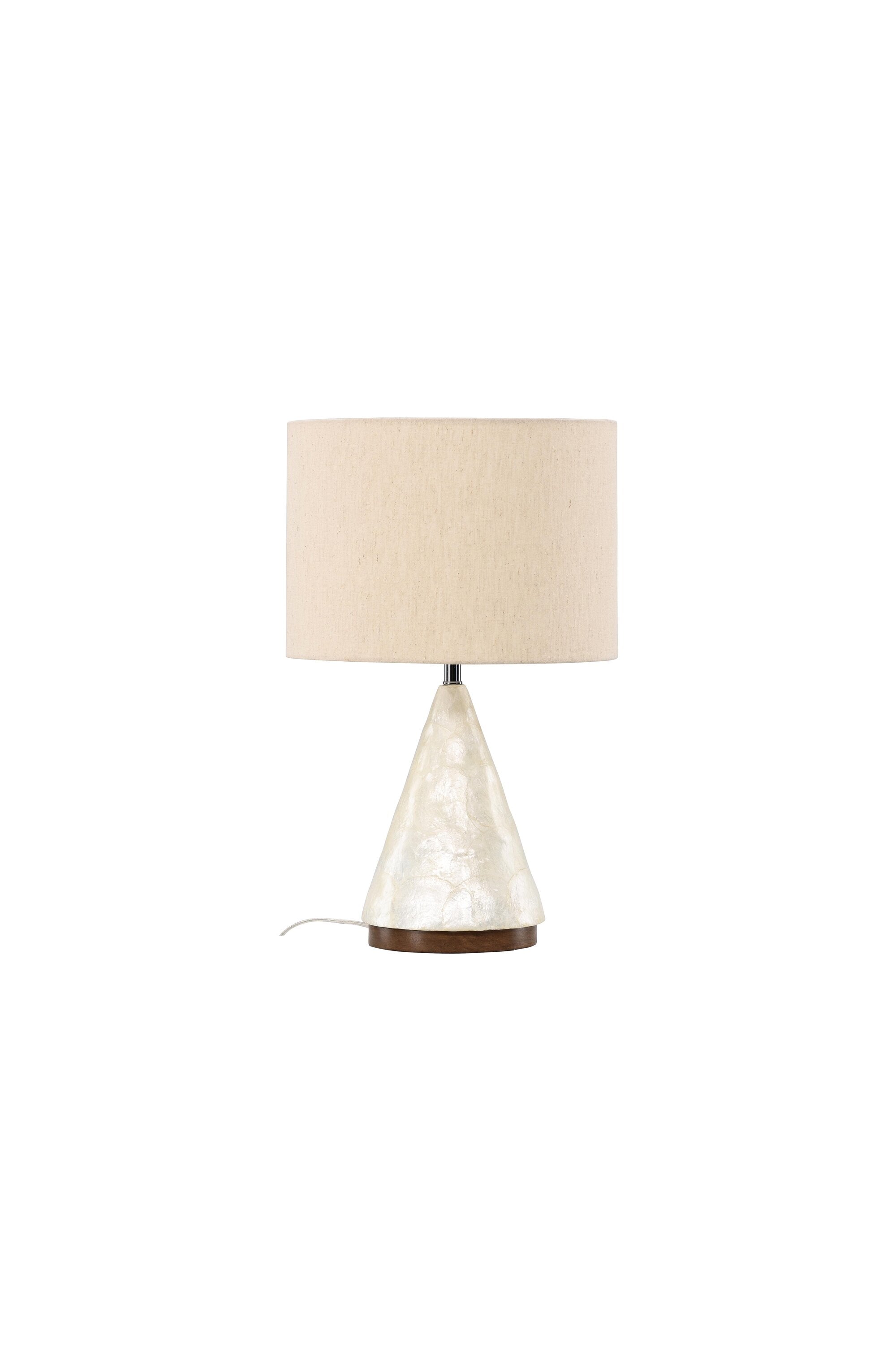 Donsö  Tischleuchte ⌀35  in Capiz / Natural präsentiert im Onlineshop von KAQTU Design AG. Tischleuchte ist von Vind