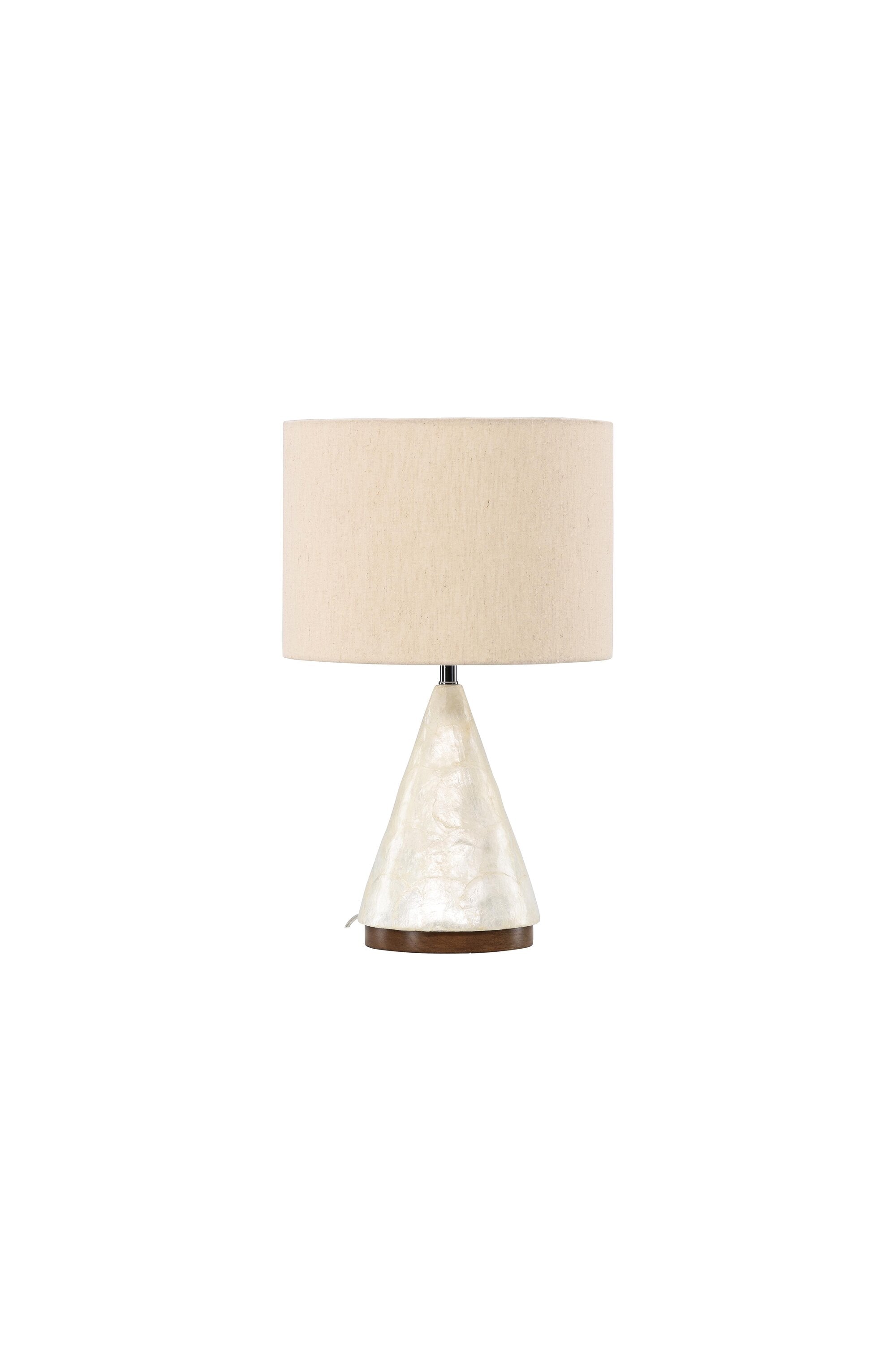 Donsö  Tischleuchte ⌀35  in Capiz / Natural präsentiert im Onlineshop von KAQTU Design AG. Tischleuchte ist von Vind