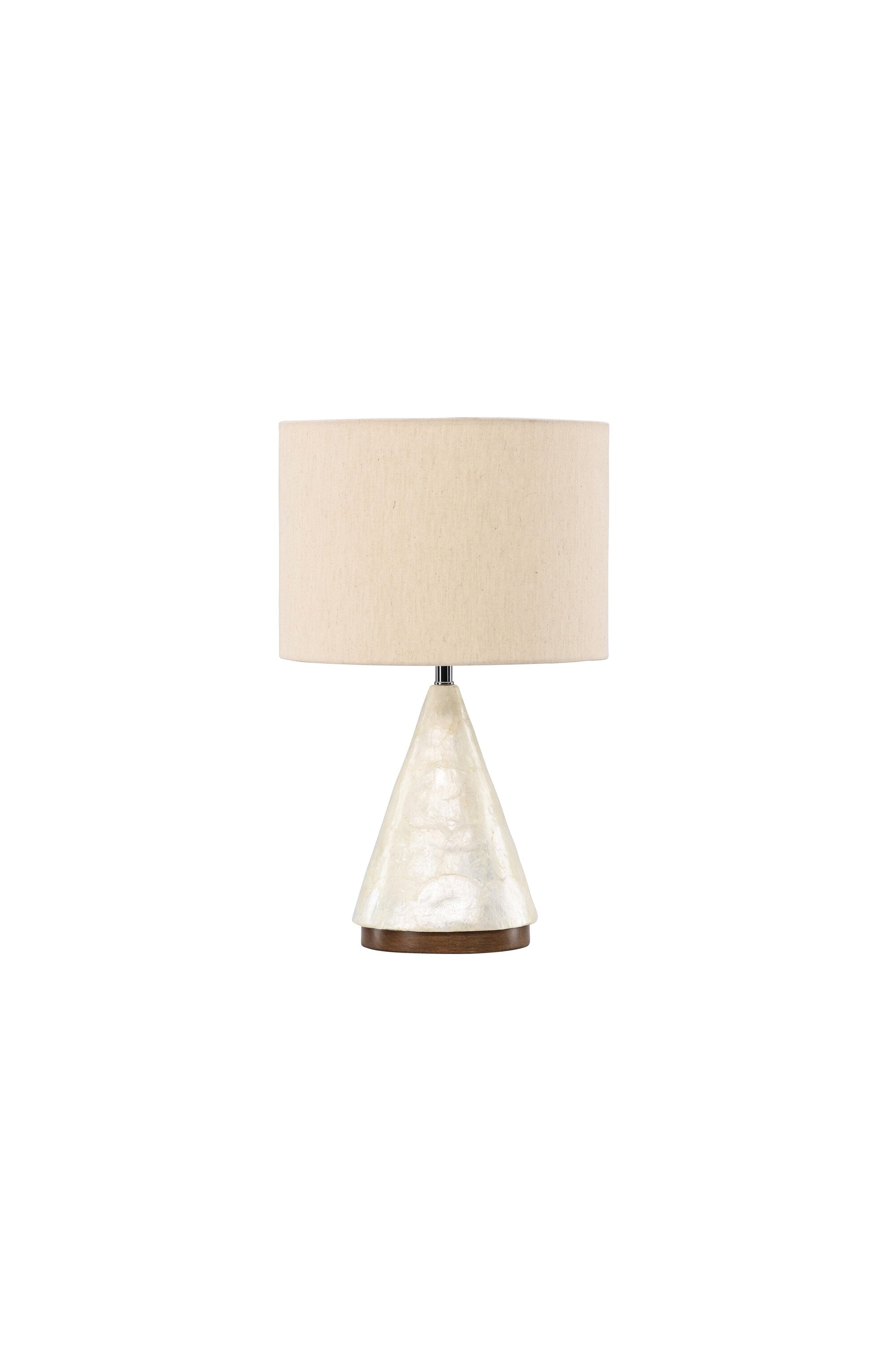 Donsö  Tischleuchte ⌀35  in Capiz / Natural präsentiert im Onlineshop von KAQTU Design AG. Tischleuchte ist von Vind