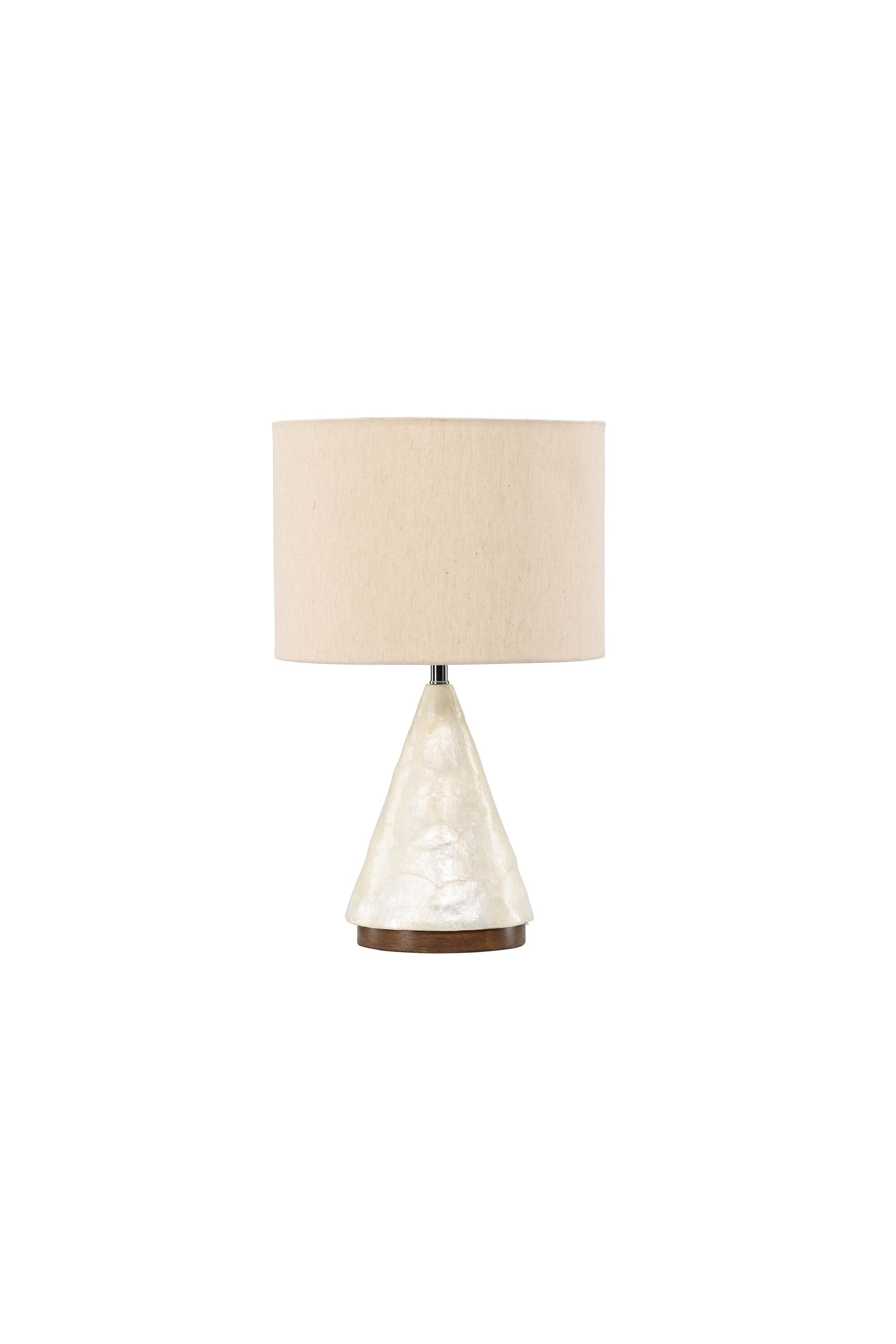 Donsö  Tischleuchte ⌀35  in Capiz / Natural präsentiert im Onlineshop von KAQTU Design AG. Tischleuchte ist von Vind
