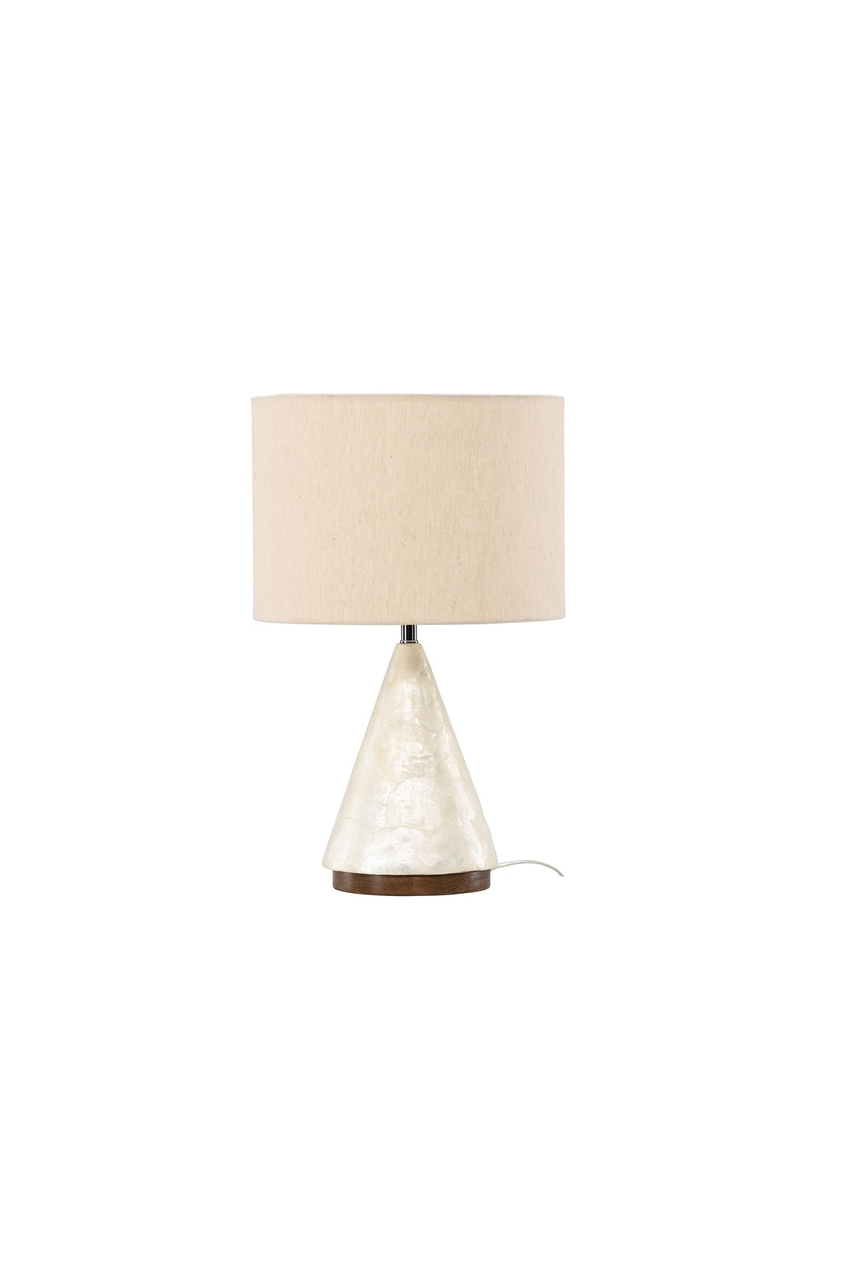 Donsö  Tischleuchte ⌀35  in Capiz / Natural präsentiert im Onlineshop von KAQTU Design AG. Tischleuchte ist von Vind