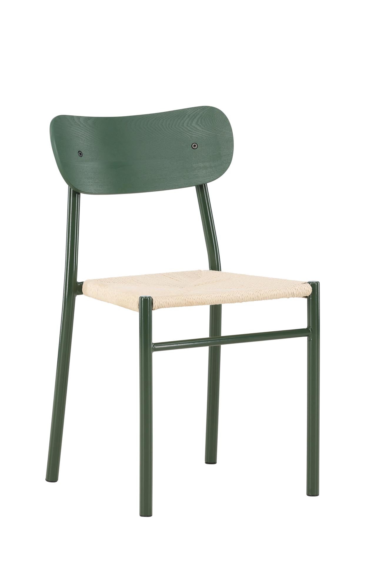 Polly Esszimmerstuhl in Grün präsentiert im Onlineshop von KAQTU Design AG. Stuhl ist von Venture Home