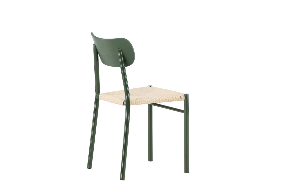 Polly Esszimmerstuhl in Grün präsentiert im Onlineshop von KAQTU Design AG. Stuhl ist von Venture Home