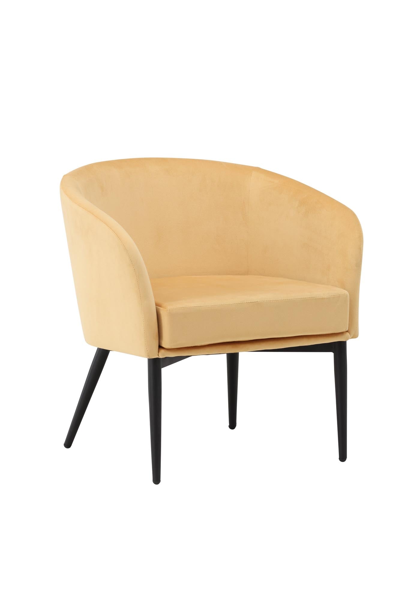 Fluffy Arm Chair in Gelb präsentiert im Onlineshop von KAQTU Design AG. Sessel ist von Venture Home