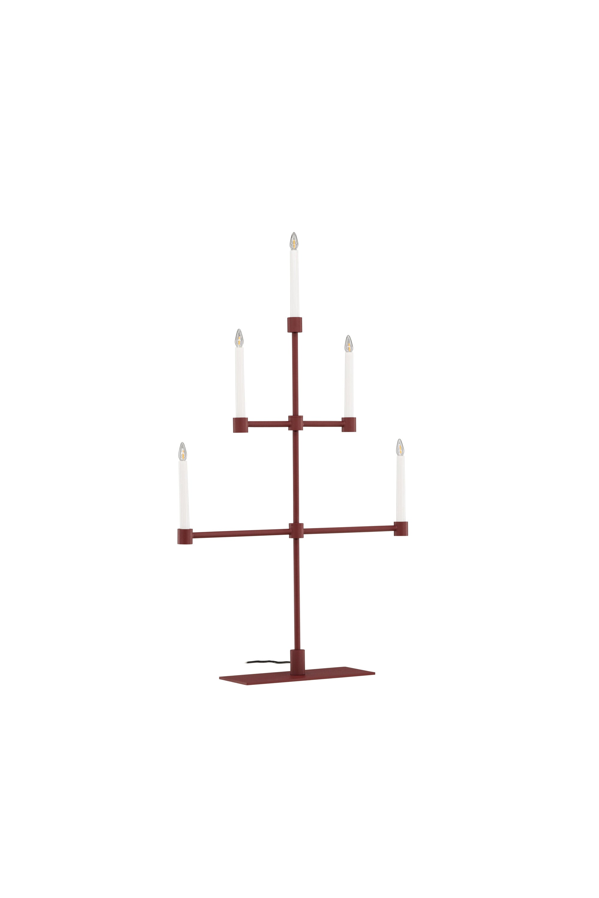 Avoriaz Tischleuchte in Rot-Weiss präsentiert im Onlineshop von KAQTU Design AG. Tischleuchte ist von Venture Home