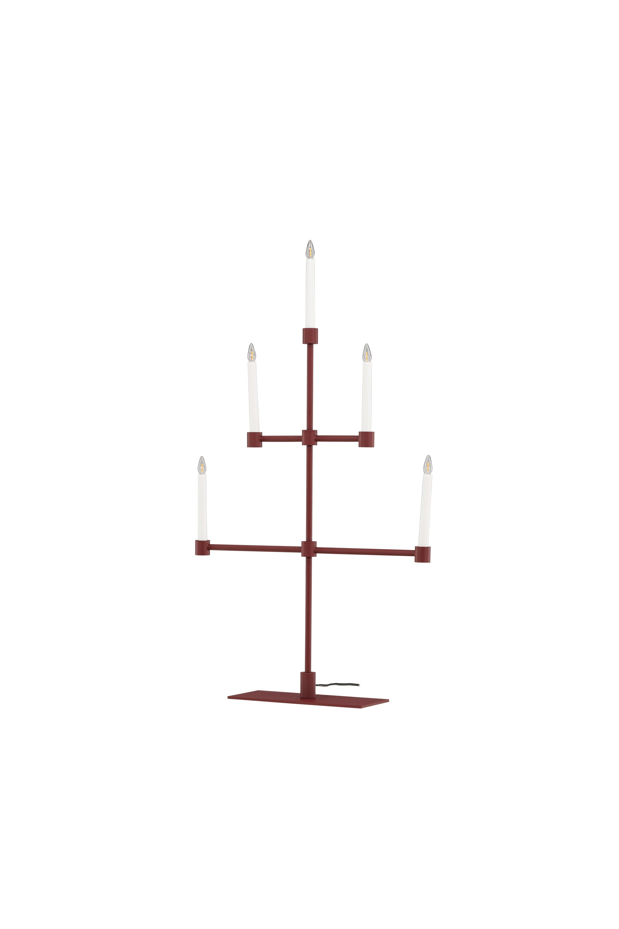 Avoriaz Tischleuchte in Rot-Weiss präsentiert im Onlineshop von KAQTU Design AG. Tischleuchte ist von Venture Home