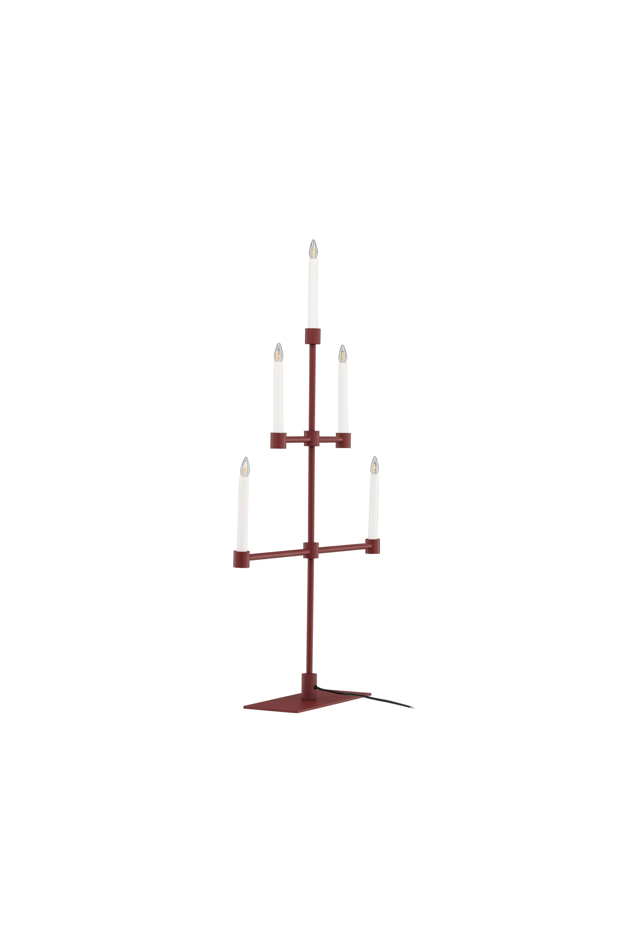 Avoriaz Tischleuchte in Rot-Weiss präsentiert im Onlineshop von KAQTU Design AG. Tischleuchte ist von Venture Home