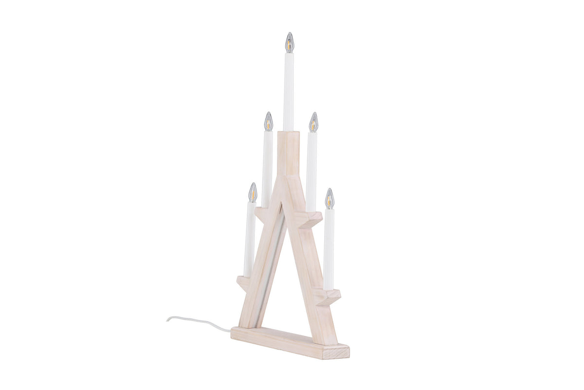 Val Thorens Tischleuchte in Whitewash/Pine präsentiert im Onlineshop von KAQTU Design AG. Tischleuchte ist von Venture Home