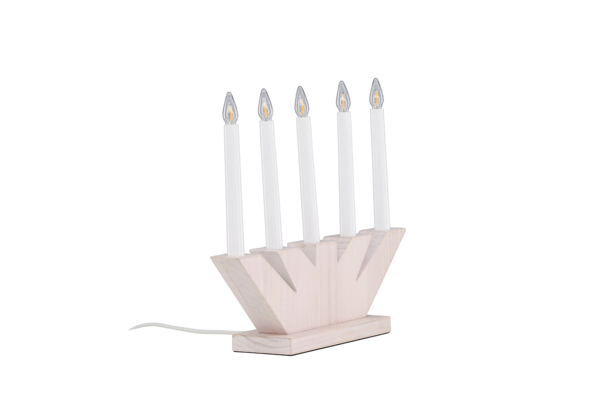 Verbier Tischleuchte in Whitewash/Pine präsentiert im Onlineshop von KAQTU Design AG. Tischleuchte ist von Venture Home