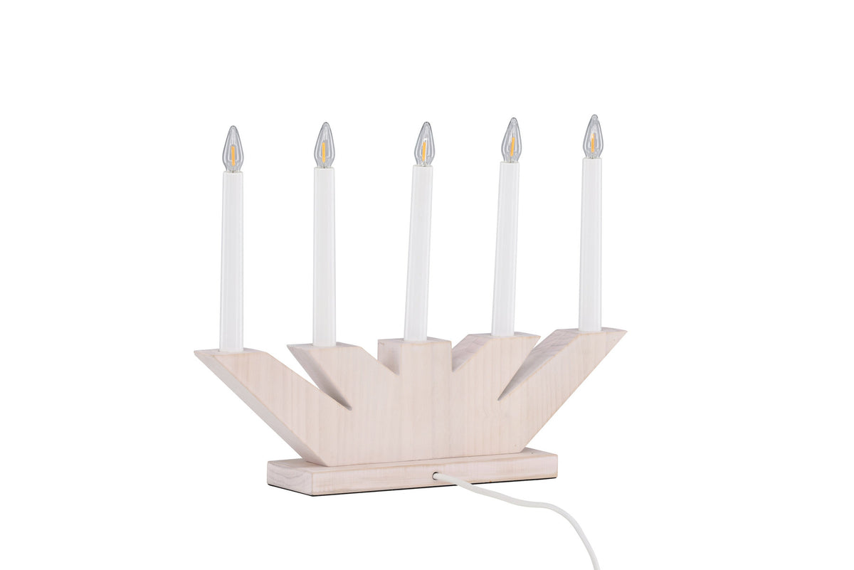 Verbier Tischleuchte in Whitewash/Pine präsentiert im Onlineshop von KAQTU Design AG. Tischleuchte ist von Venture Home
