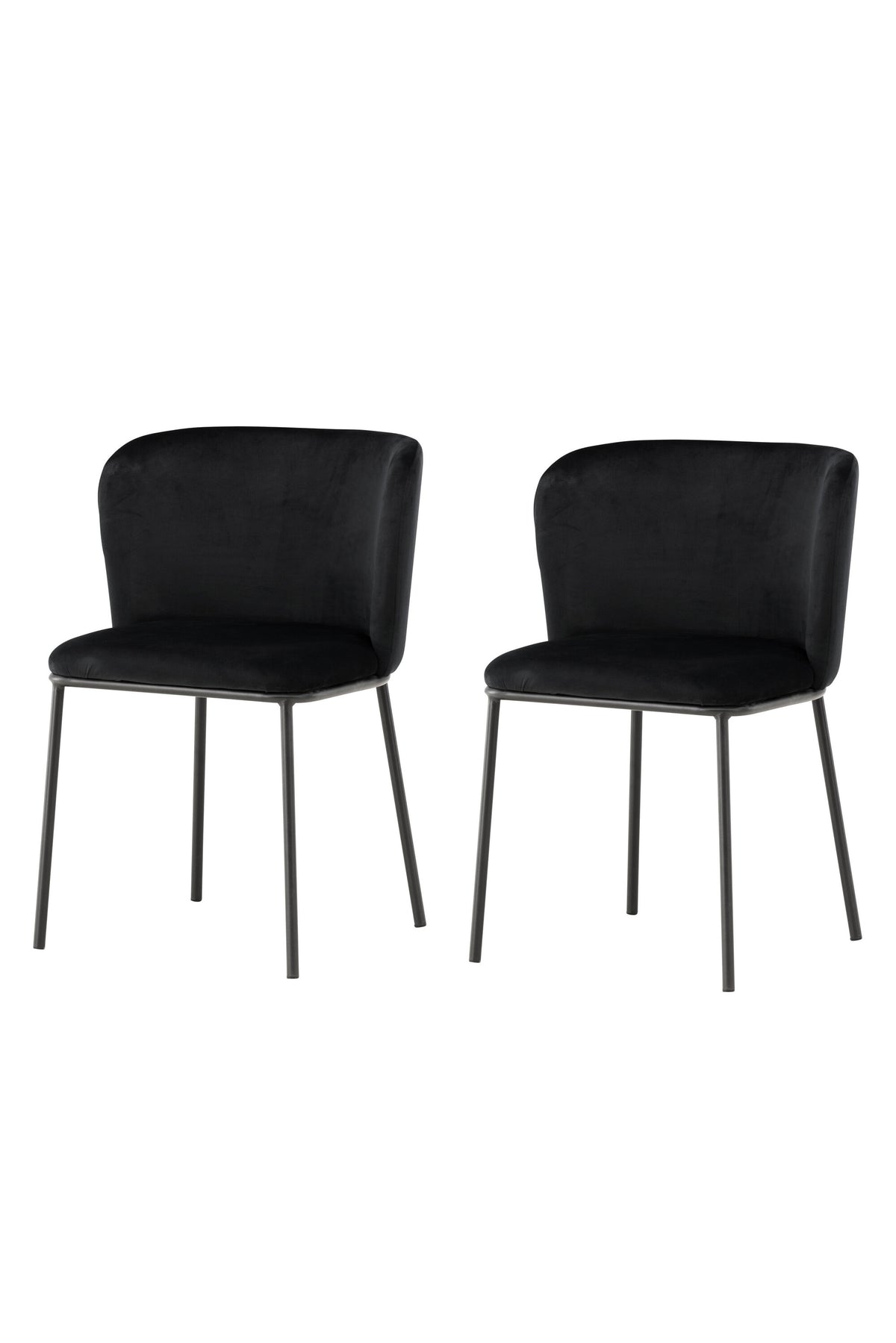 Edina Esszimmerstuhl in Schwarz präsentiert im Onlineshop von KAQTU Design AG. Stuhl ist von Venture Home