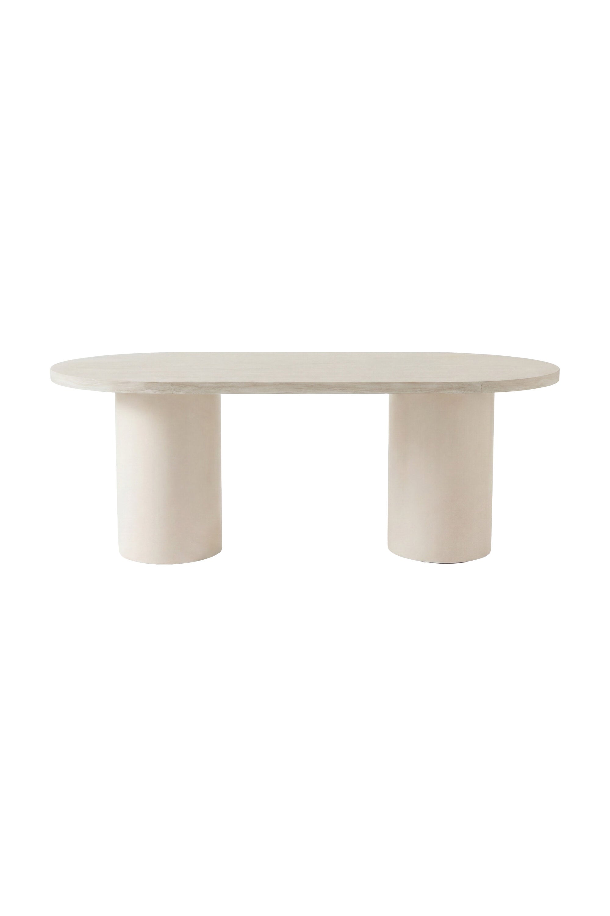 Narvik Oval Esstisch in Beige präsentiert im Onlineshop von KAQTU Design AG. Esstisch ist von Venture Home