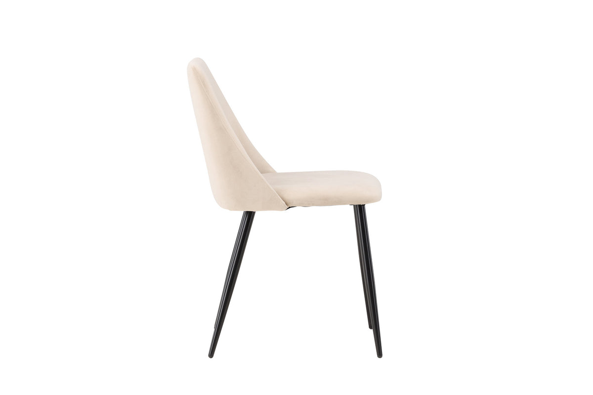 Nacht Esszimmerstuhl in Beige präsentiert im Onlineshop von KAQTU Design AG. Stuhl ist von Venture Home