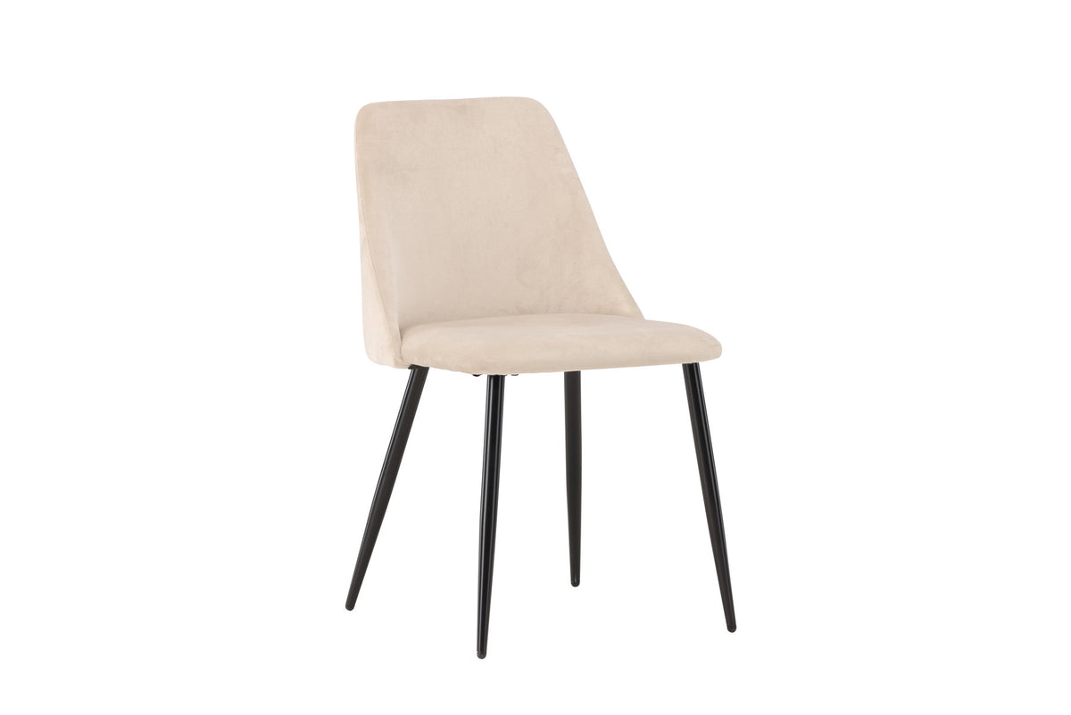 Nacht Esszimmerstuhl in Beige präsentiert im Onlineshop von KAQTU Design AG. Stuhl ist von Venture Home