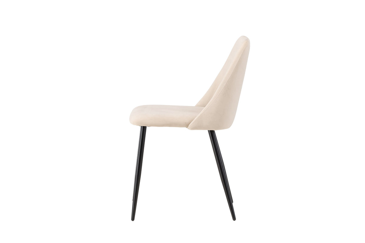 Nacht Esszimmerstuhl in Beige präsentiert im Onlineshop von KAQTU Design AG. Stuhl ist von Venture Home