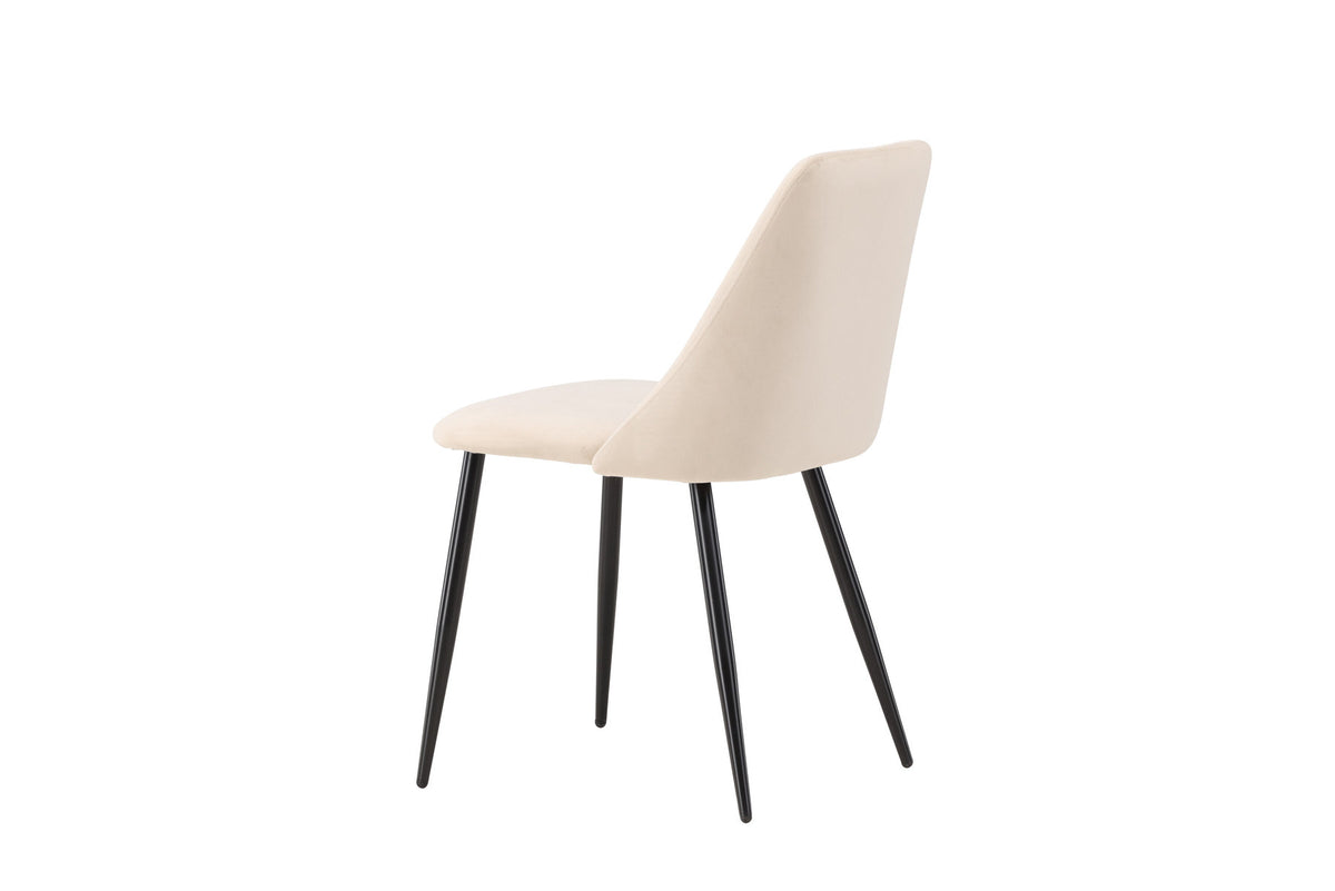 Nacht Esszimmerstuhl in Beige präsentiert im Onlineshop von KAQTU Design AG. Stuhl ist von Venture Home