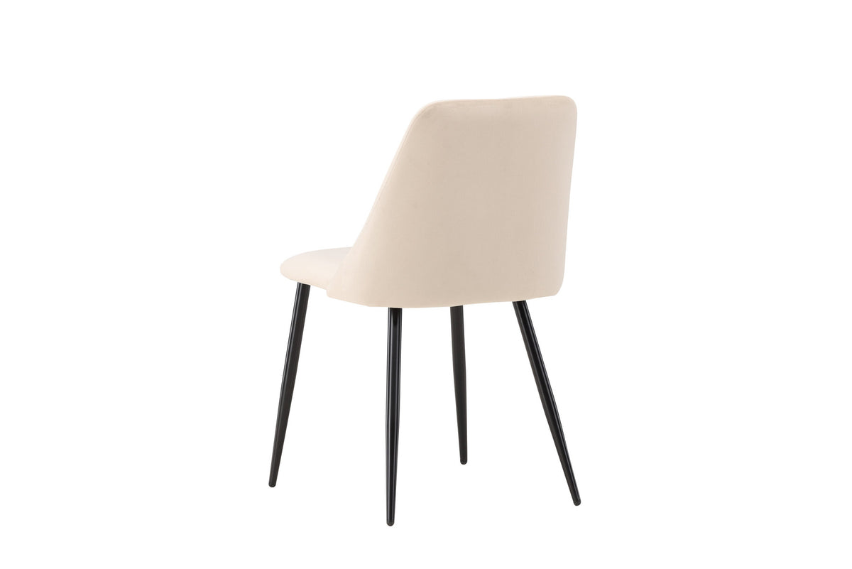 Nacht Esszimmerstuhl in Beige präsentiert im Onlineshop von KAQTU Design AG. Stuhl ist von Venture Home