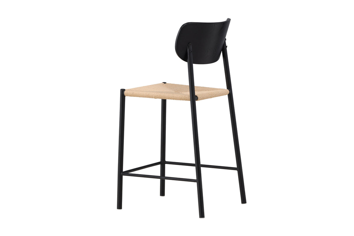 Polly Barstuhl in Schwarz präsentiert im Onlineshop von KAQTU Design AG. Barstuhl ist von Venture Home