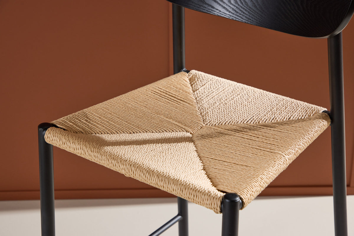 Polly Barstuhl in Schwarz präsentiert im Onlineshop von KAQTU Design AG. Barstuhl ist von Venture Home