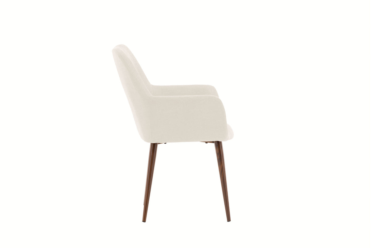 Tomorrow Esszimmerstuhl in Beige präsentiert im Onlineshop von KAQTU Design AG. Stuhl mit Armlehne ist von Venture Home