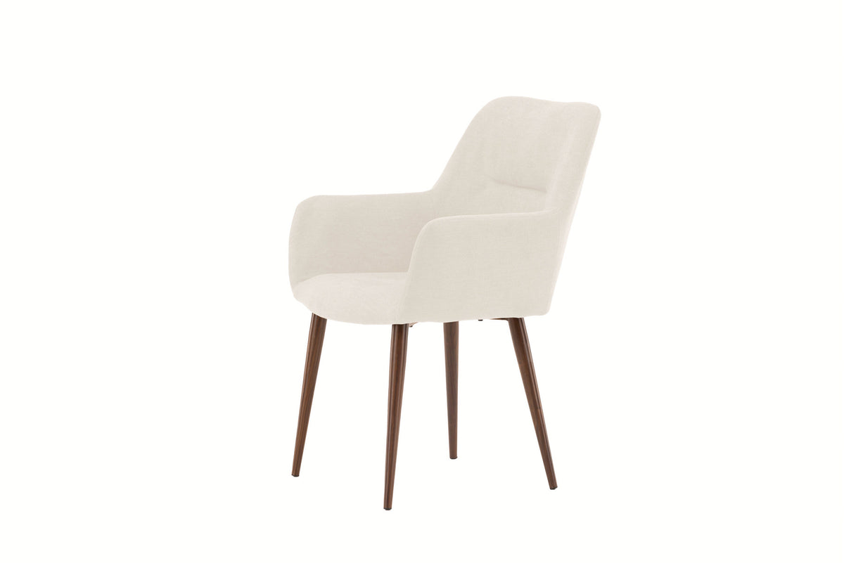 Tomorrow Esszimmerstuhl in Beige präsentiert im Onlineshop von KAQTU Design AG. Stuhl mit Armlehne ist von Venture Home