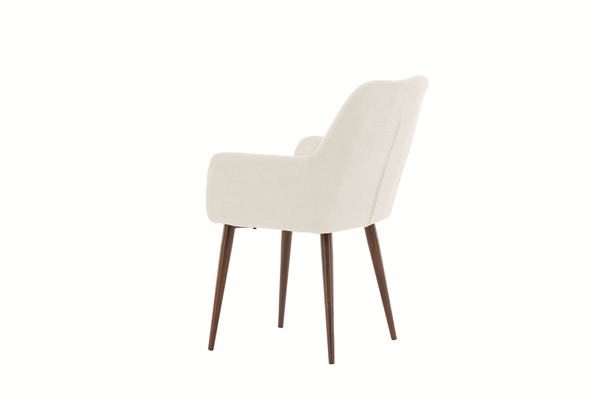 Tomorrow Esszimmerstuhl in Beige präsentiert im Onlineshop von KAQTU Design AG. Stuhl mit Armlehne ist von Venture Home