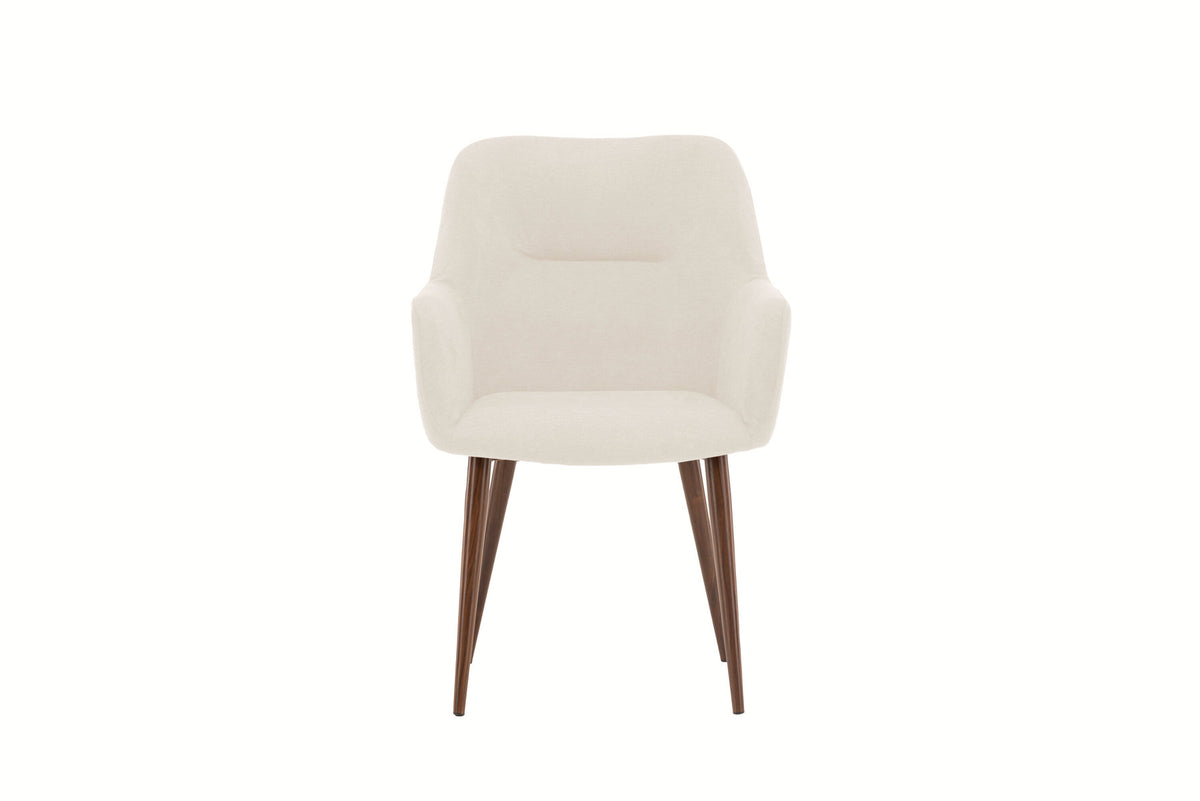 Tomorrow Esszimmerstuhl in Beige präsentiert im Onlineshop von KAQTU Design AG. Stuhl mit Armlehne ist von Venture Home