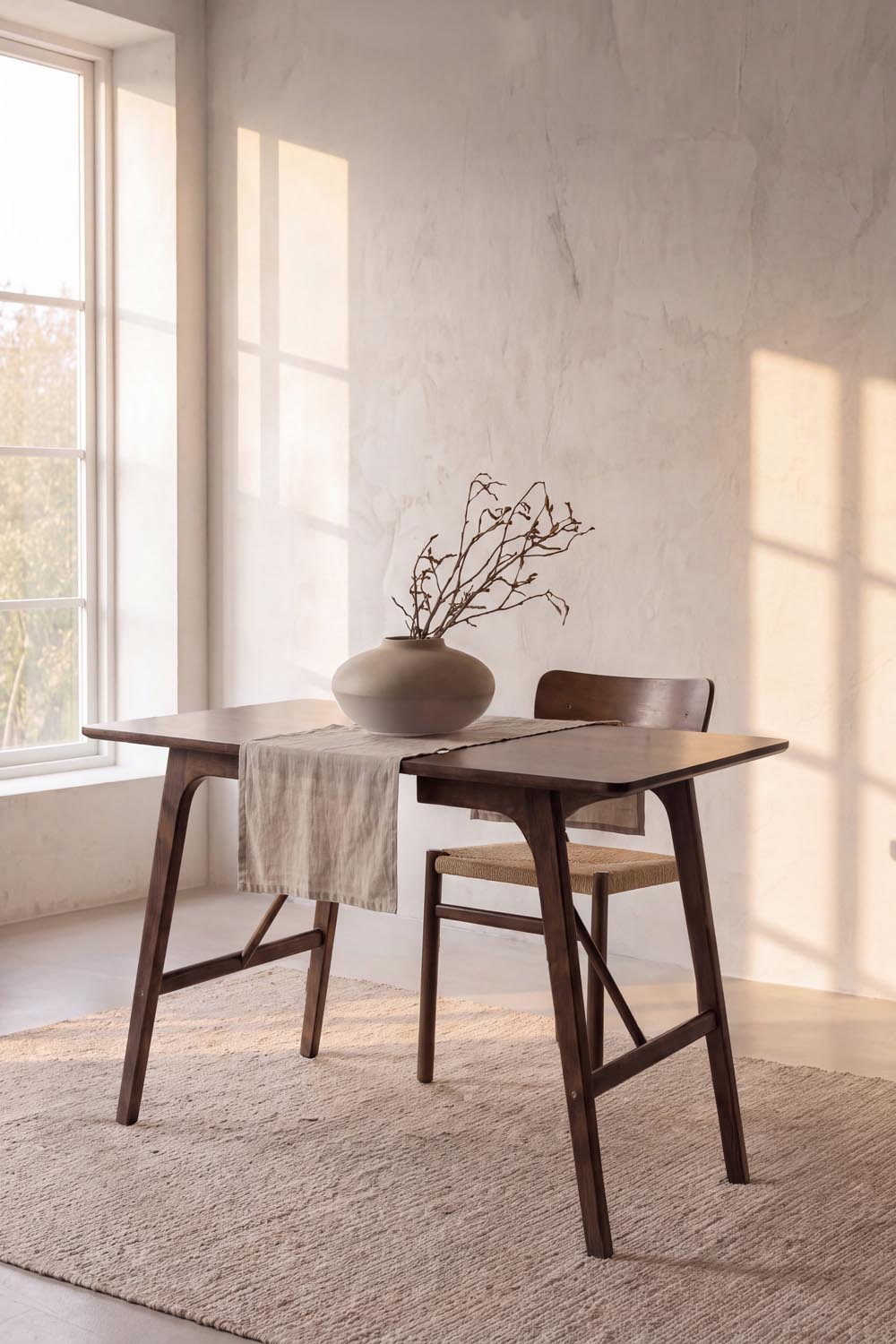 Kaseidon Rechteckiger Esstisch in Dunkelbraun präsentiert im Onlineshop von KAQTU Design AG. Gartentisch ist von Venture Home