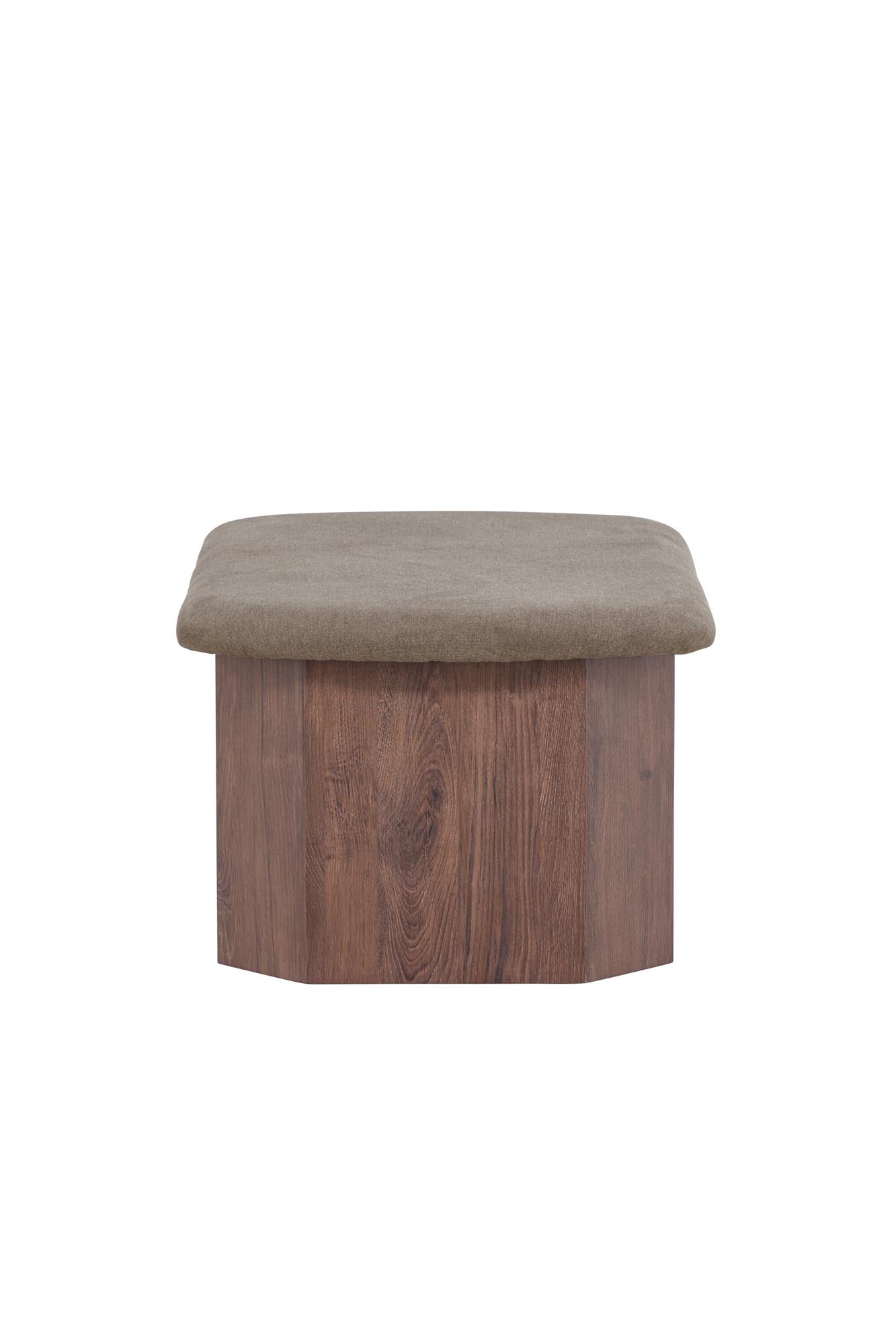Todd Ottoman in Braun präsentiert im Onlineshop von KAQTU Design AG. Ottoman ist von Venture Home