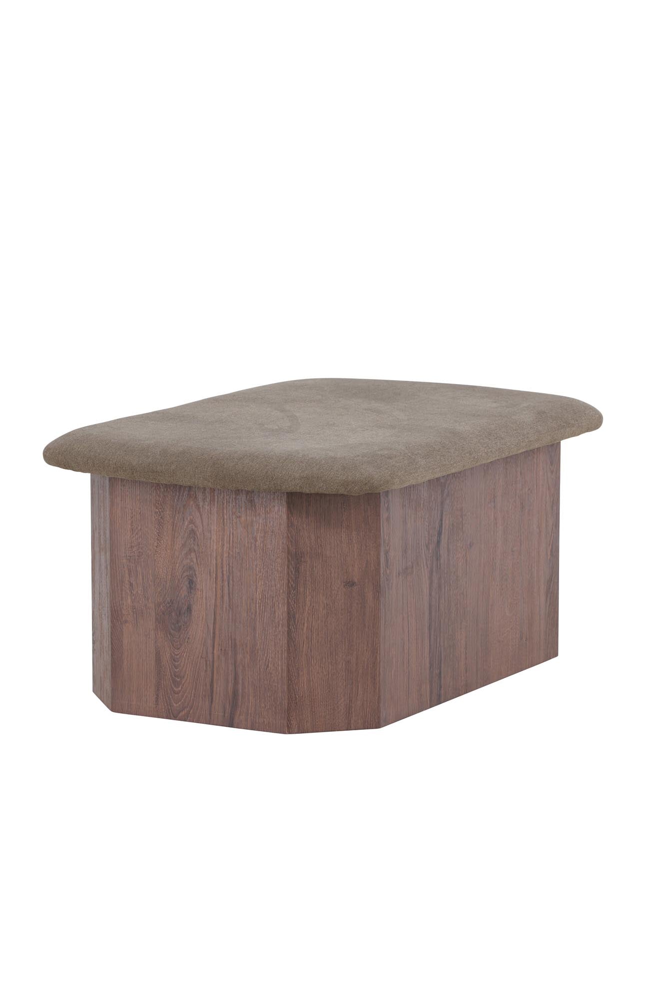 Todd Ottoman in Braun präsentiert im Onlineshop von KAQTU Design AG. Ottoman ist von Venture Home