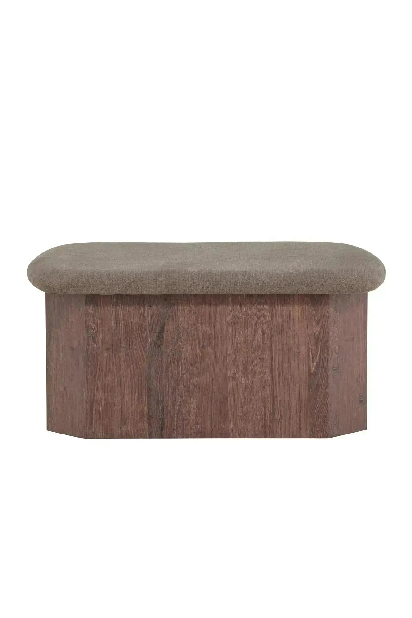 Todd Ottoman in Braun präsentiert im Onlineshop von KAQTU Design AG. Ottoman ist von Venture Home