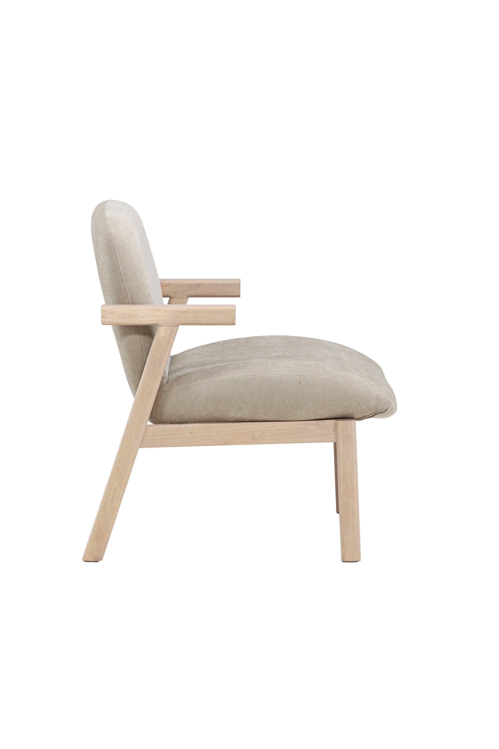 Rile Sessel in Weisswasch präsentiert im Onlineshop von KAQTU Design AG. Sessel ist von Venture Home