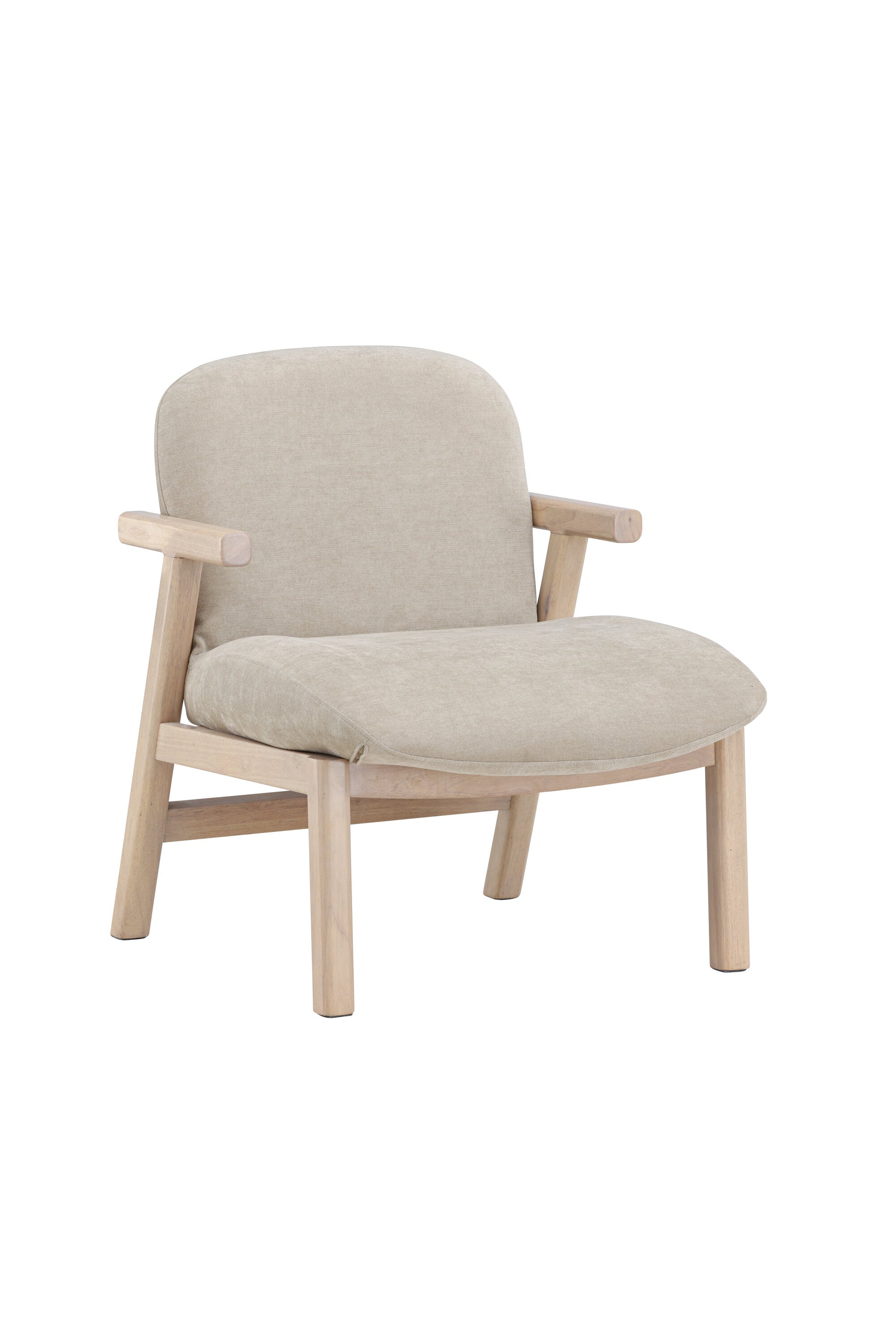 Rile Sessel in Weisswasch präsentiert im Onlineshop von KAQTU Design AG. Sessel ist von Venture Home