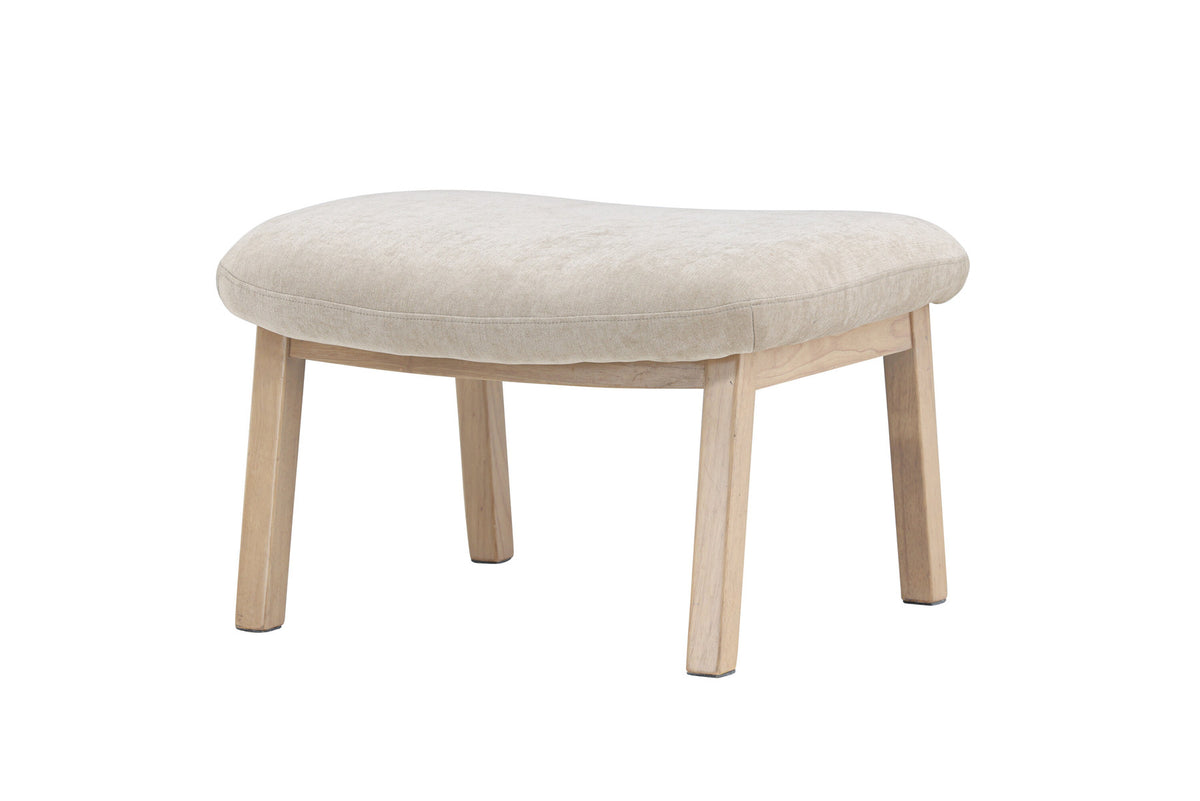 Rile Ottoman in Beige präsentiert im Onlineshop von KAQTU Design AG.  ist von Venture Home