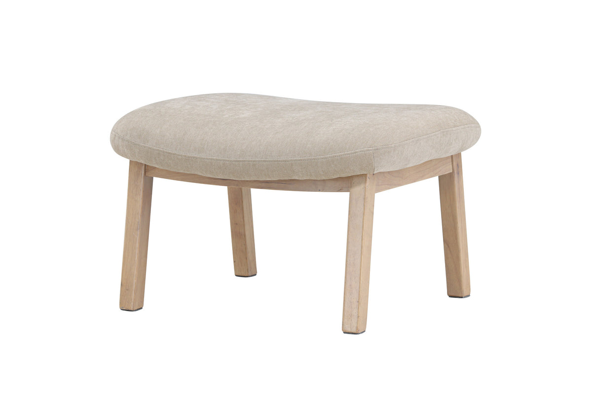 Rile Ottoman in Beige präsentiert im Onlineshop von KAQTU Design AG.  ist von Venture Home