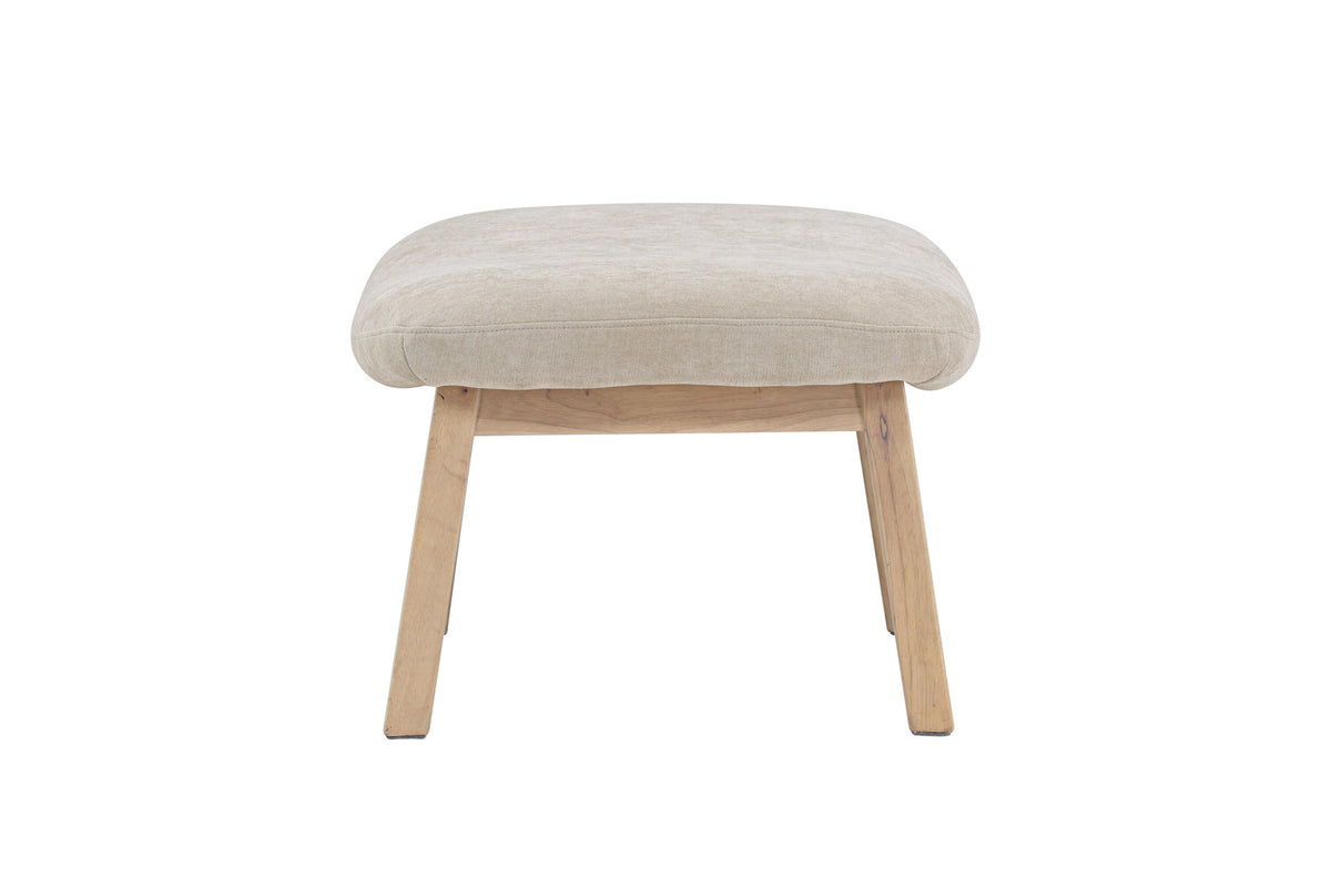 Rile Ottoman in Beige präsentiert im Onlineshop von KAQTU Design AG.  ist von Venture Home