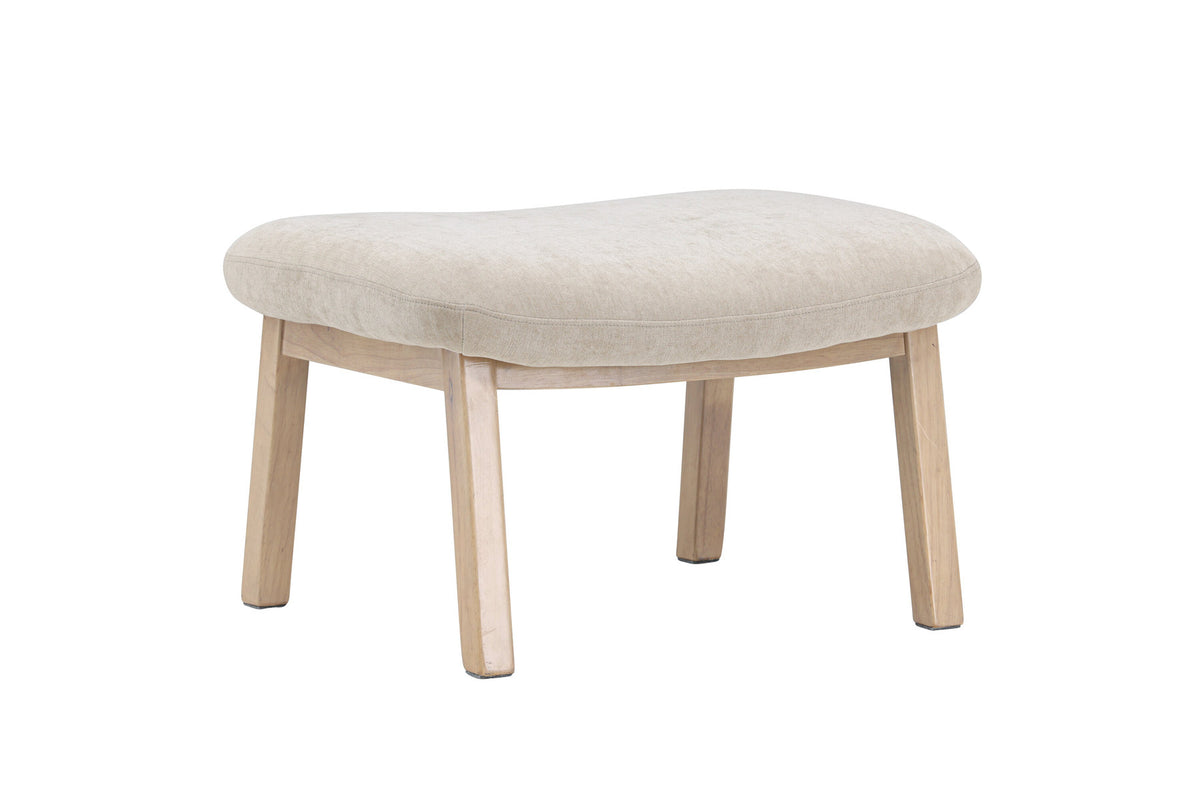 Rile Ottoman in Beige präsentiert im Onlineshop von KAQTU Design AG.  ist von Venture Home