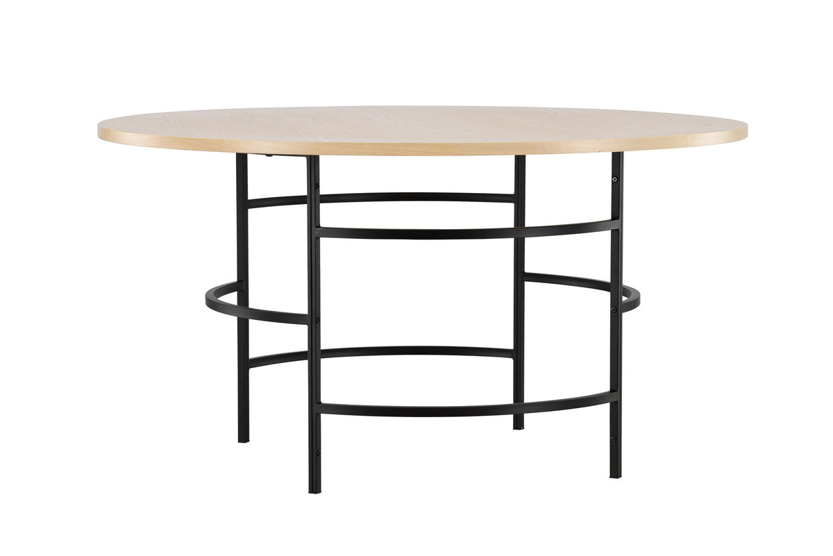 Copenhagen Esstisch in Whitewash/Schwarz präsentiert im Onlineshop von KAQTU Design AG. Esstisch ist von Venture Home