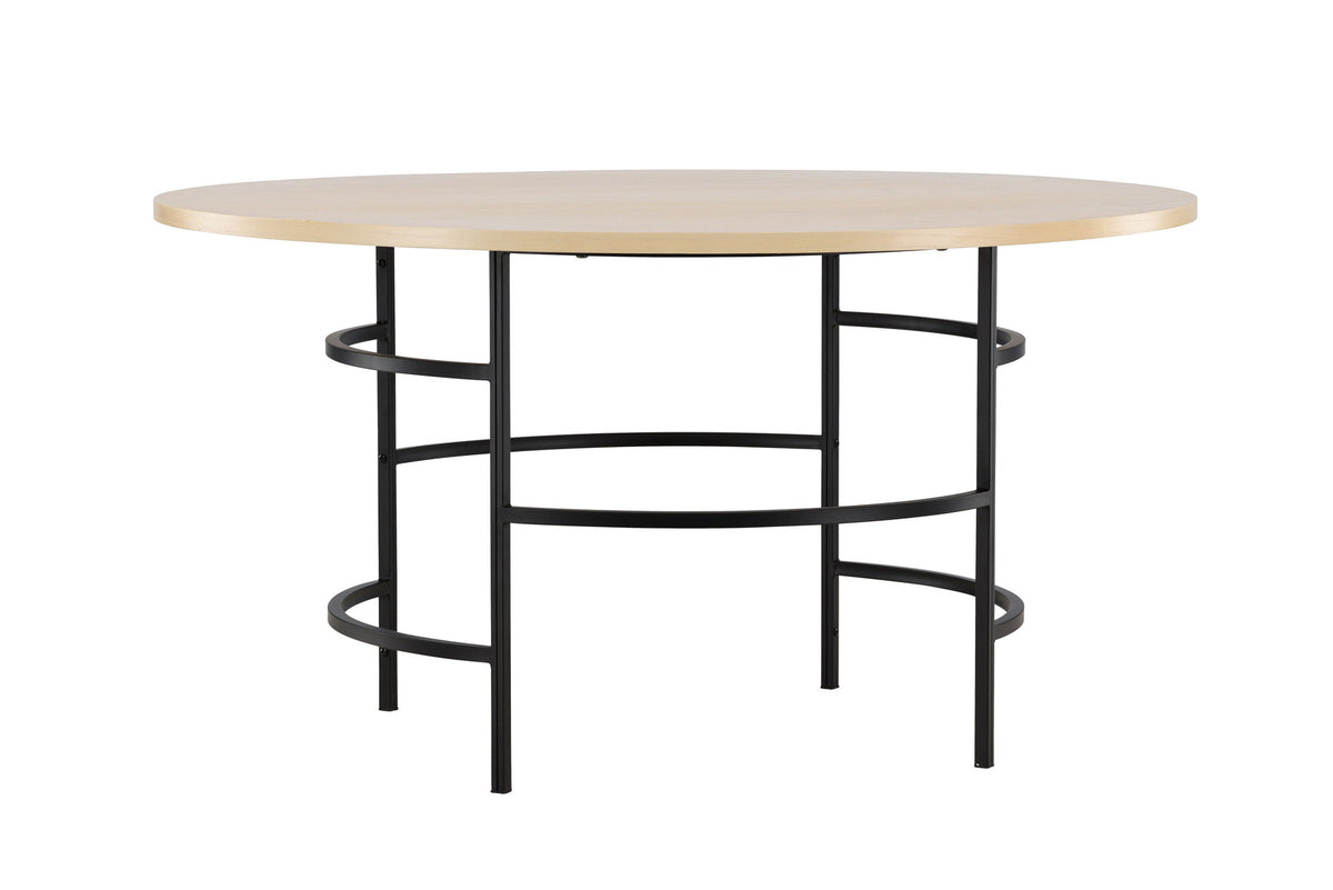 Copenhagen Esstisch in Whitewash/Schwarz präsentiert im Onlineshop von KAQTU Design AG. Esstisch ist von Venture Home