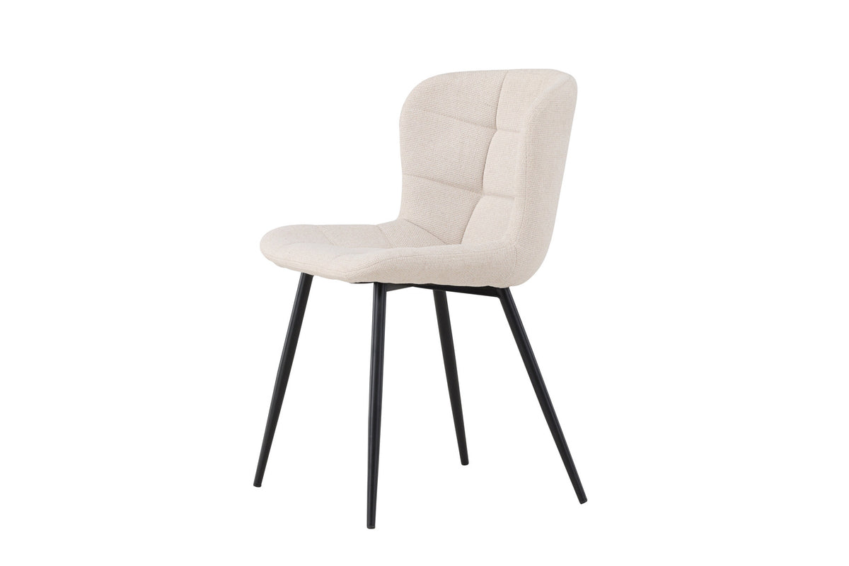Lily Esszimmerstuhl in Beige präsentiert im Onlineshop von KAQTU Design AG. Stuhl ist von Venture Home