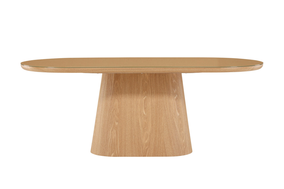 Castor ovaler Esstisch in Nature präsentiert im Onlineshop von KAQTU Design AG. Esstisch ist von Venture Home