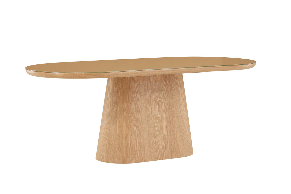 Castor ovaler Esstisch in Nature präsentiert im Onlineshop von KAQTU Design AG. Esstisch ist von Venture Home