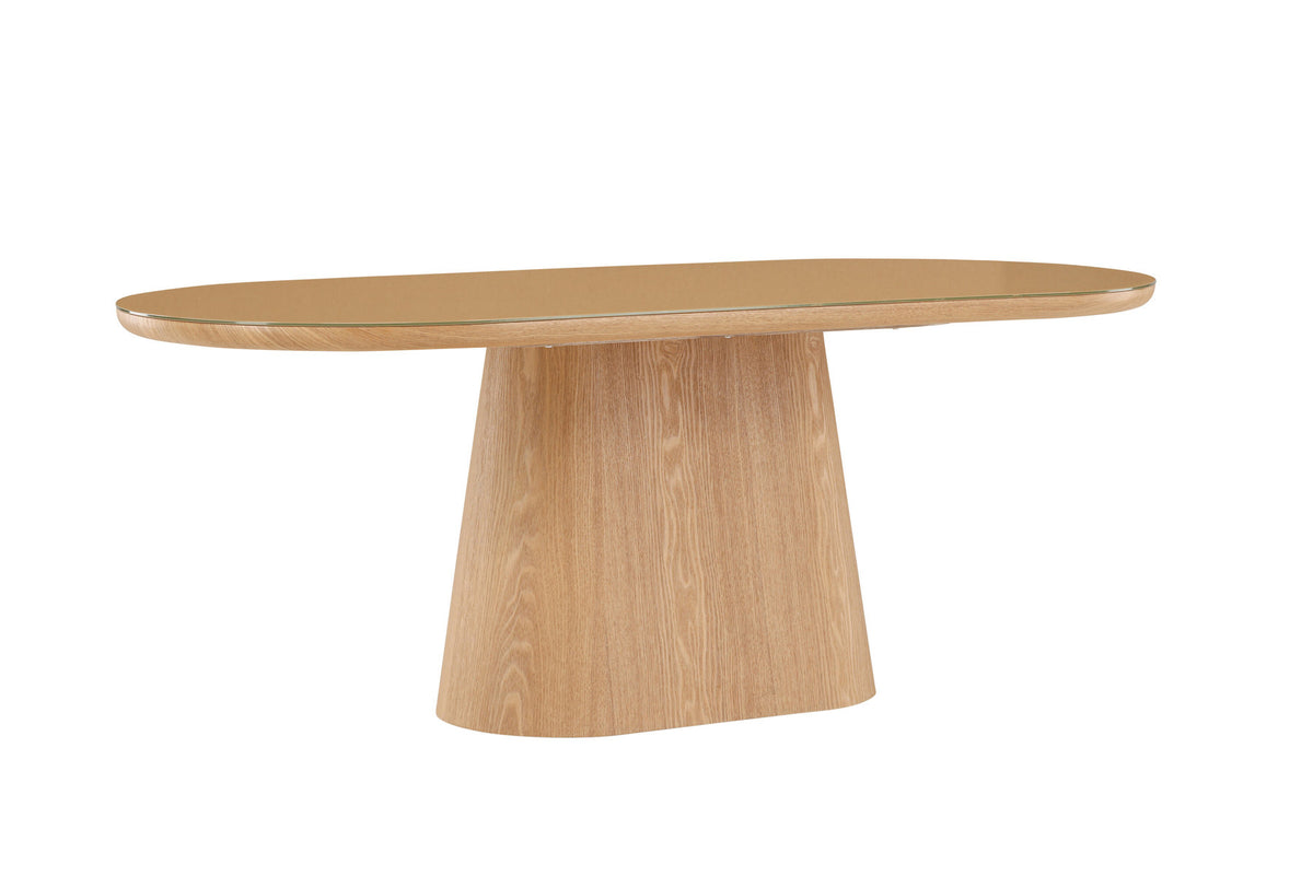 Castor ovaler Esstisch in Nature präsentiert im Onlineshop von KAQTU Design AG. Esstisch ist von Venture Home