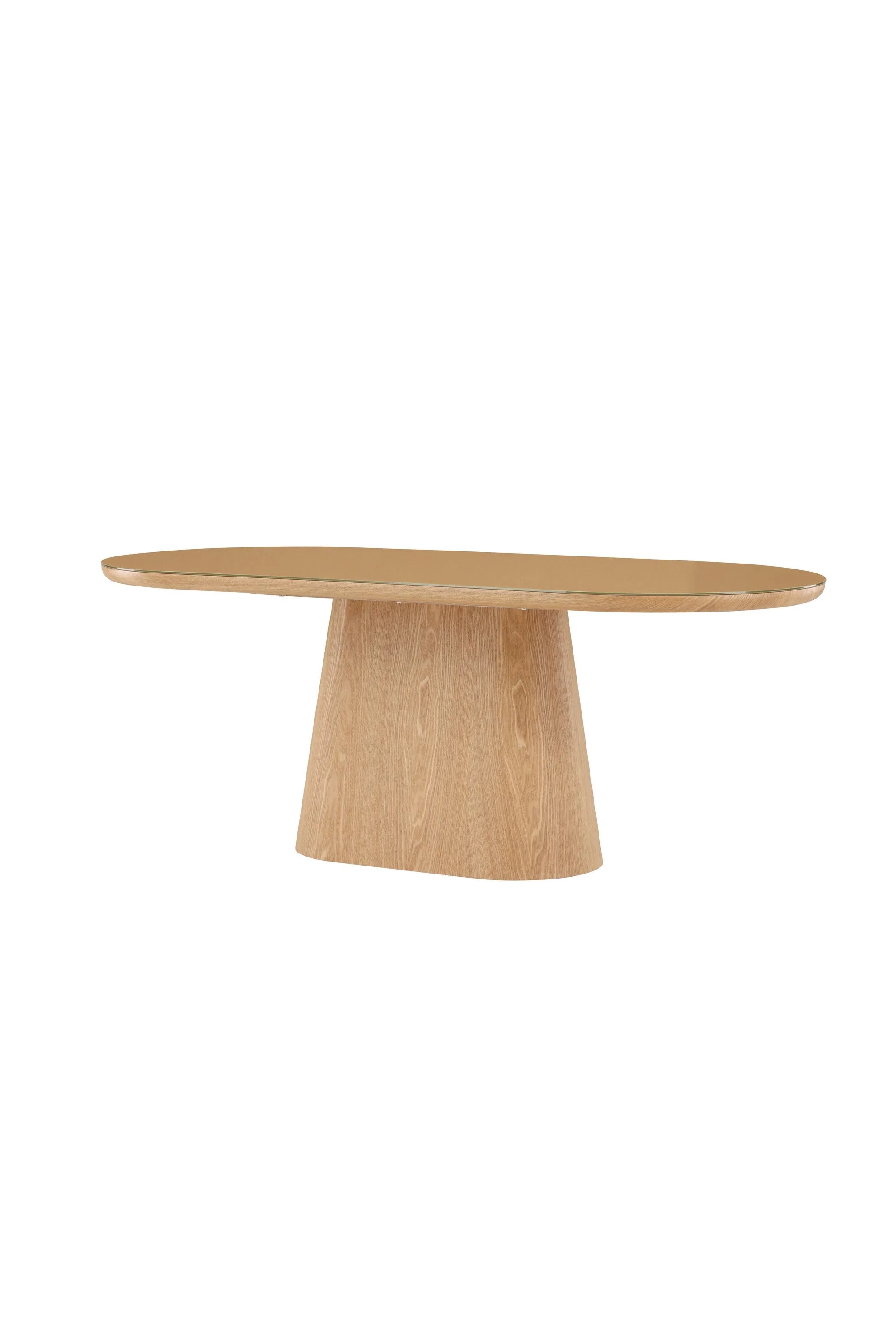Eleganter ovaler Esstisch Castor von Venture Home, ideal für moderne Esszimmer, verbindet Ästhetik mit Funktionalität.